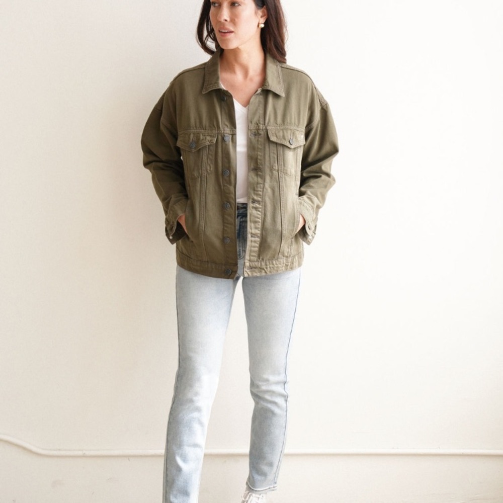 CJLA Hunter Jean Jacket— Olive Size Small